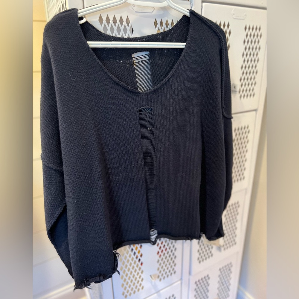 Planet Navy cotton sweater